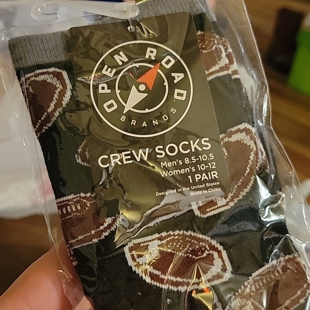 Open Road Crew Socks - Football